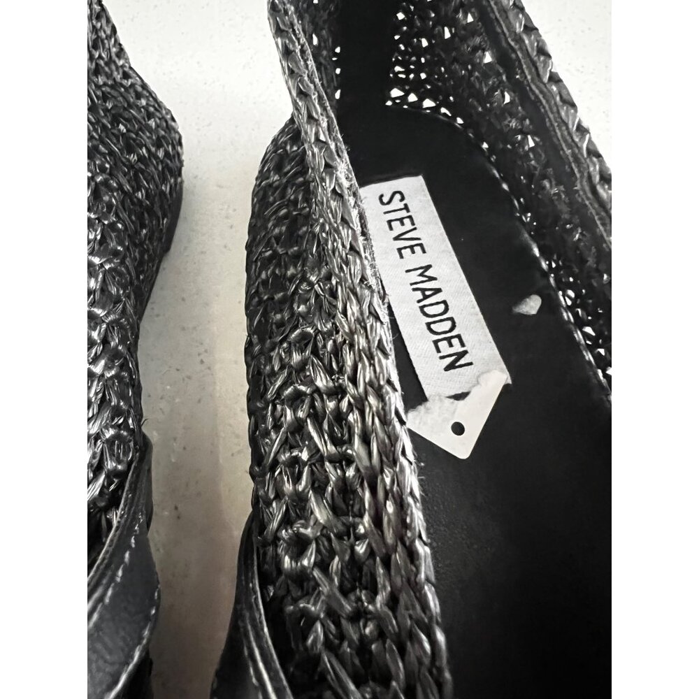 Steve Madden Laney black Ballet Flat size 9 NEW - Picture 5 of 9